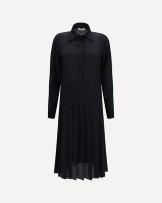Fendi Abito lungo in seta jacquard Woman 40