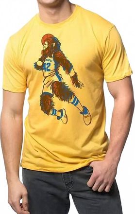 Solid Teen Wolf Tee In Triblend Gold