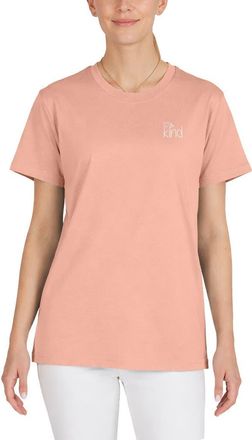 Dalix Be Kind Womens Relaxed Tee in Terracotta at Nordstrom, Size Xx-Large