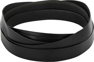 vidaXL Correa De Cuero 1 Negro 1000 X 2,5 Cm Cuero Vidaxl