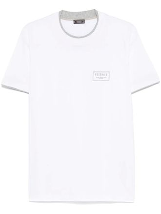 PESERICO cotton jersey T-shirt - men - Cotton - 48 - White