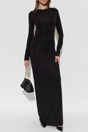 Cult Gaia Long Dress Armand, Womens, Black