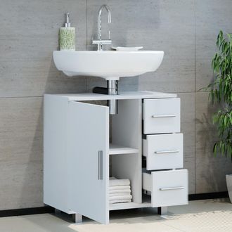 Vicco Mueble Bajo Lavabo Ilias, Blanco, 60 X 60 Cm Vicco