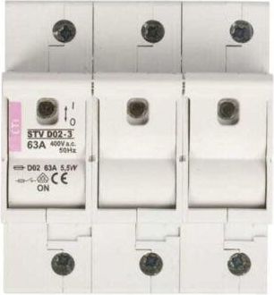 OEM Interruptor Fusible 3p 63a Stv D02 002271004