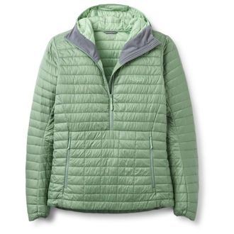 RAB Microlighter Pullover Hoody Daunenjacke f&uuml;r Damen | gr&uuml;n
