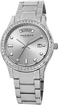 Akribos XXIV Akribos Xxiv Womens Stainless Steel Watch