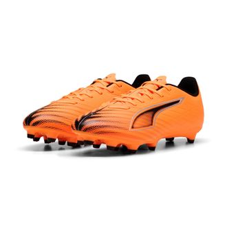 Puma Fussballschuh PUMA ULTRA 6 PLAY FG/AG, Gr. 42,5, heat fire, puma schwarz, glowing rot, Synthetik, Schuhe Fussballschuh, f&uuml;r Rasenpl&auml;tze
