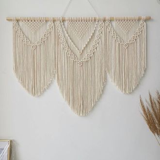 OEM Tapiz Bohemio De Intrincado Tejido, 110 Cm X 80 Cm, Ideal Para Decorar Balcones, Paredes Del Hogar Y Dormitorios. - Crezuo