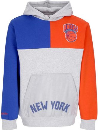 Mitchell & Ness NBA Tie Breaker Hoodie Grijs - Heren - Hoodies - Veelkleurig - L - Katoen - Hoodies & sweatvesten