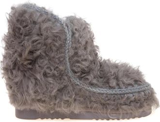 Mou Eskimo 18 Checkiang Fur - Dames - Winterlaarzen - Grijs - 37 EU - Wol - Schoenen