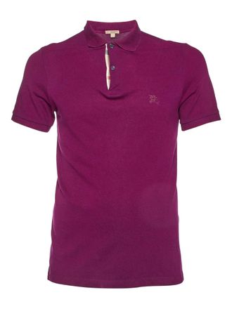 Burberry cotton polo shirt - Purple