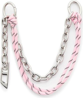 Diesel Double Chain Bag Charm in Pink at Nordstrom