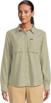 Columbia Skien Valleytm Long Sleeve Shirt Womens Clothing Safari : MD, Nylon