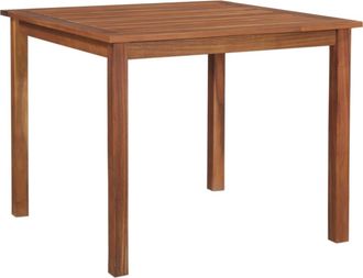 vidaXL Mesa De Jard&iacute;n Madera Maciza De Acacia 85x85x74 Cm Vidaxl