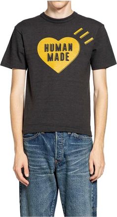 Human Made Hombre, Camisetas, Negro, Talla: S