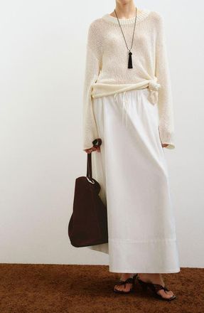 Reformation Cleo Midi Skirt in White at Nordstrom, Size X-Small