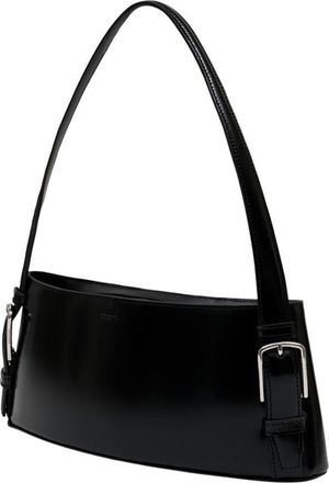 Coperni Womens Ergonomic Calfskin Shoulder Bag Black