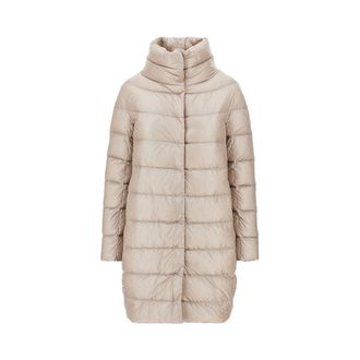 Herno Dora Ultralight nylon midi down jacket Woman 40