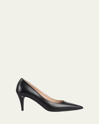 Gucci Anita Leather Stiletto Pumps