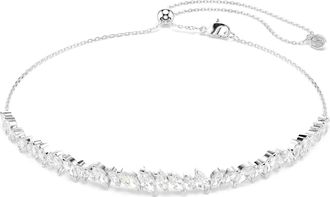 Swarovski Mesmera Rhodium Plated Marquise Cut Choker