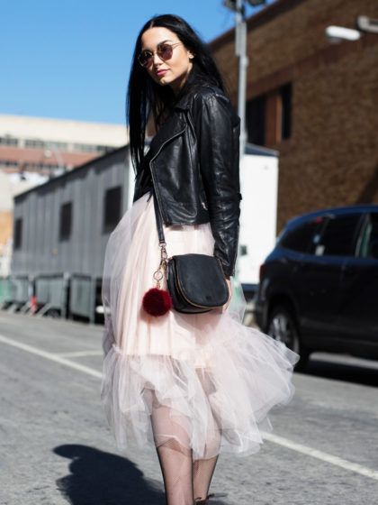 Hoe combineer je het beste een tule rok?