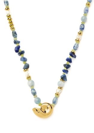 Missoma Shell Statement Multi Beaded Necklace - Gold - One Size