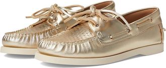 Steve Madden Sail Womens Flat Shoes Gold Leather : 9.5 M, Leather/Rubber
