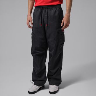 Nike Jordan Mens Jordan Brooklyn Woven Cargo Pants in Black | IM9818-010
