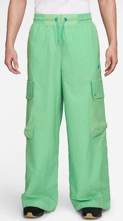 Nike Baggy Cargo Pants in Green Shock/Hyper Royal at Nordstrom Rack, Size Xx-Large R