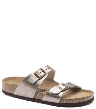 Birkenstock Womens Sydney Birko-Flor Sandals In Graceful Taupe