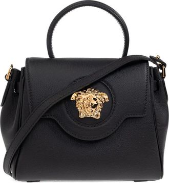 Versace Borsa con placca testa di Medusa - Nero