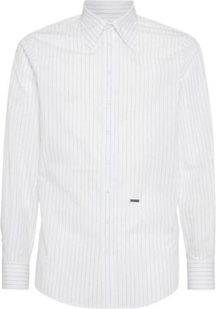 Dsquared2 Wit Overhemd voor Mannen - Heren - Zakelijke Overhemden - Wit - M - Overhemden