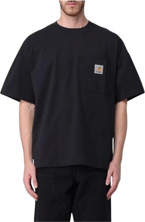 Carhartt Work in Progress Hombre, Camisetas, Negro, Talla: S