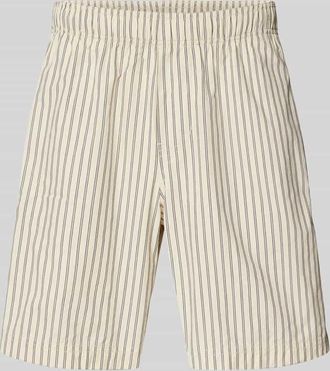 Calvin Klein Jeans Shorts mit elastischem Bund in Beige, Gr&ouml;&szlig;e XL