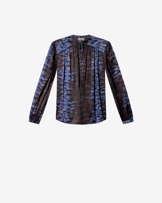 Isabel Marant Blouse Laraya En Soie - Femme - Nuit - Taille 34 - Isabel Marant