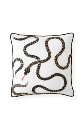 Jonathan Adler Eden Embroidered Pillow in Black at Nordstrom, Size 1Ft 8In X 1Ft 8In