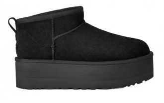 UGG Womens Classic Mini Platform Boot In Blk