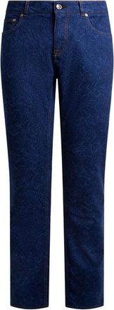 Etro Jeans con stampa paisley - Blu