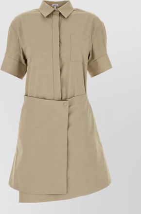 Loewe cotton silk mini dress