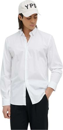 Bruuns Bazaar Casual Shirts - Heren - Casual Overhemden - Wit - XL - Overhemden
