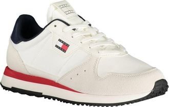 Tommy Hilfiger Lace-up Leather Sneaker - White