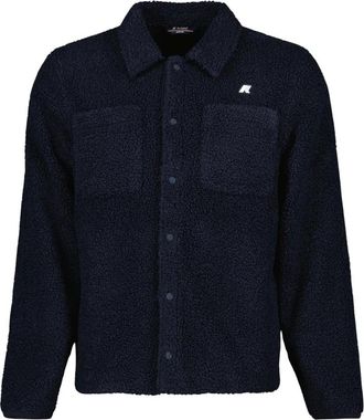 K-Way K-Way, Winter Jackets, male, Blue, Size: XL Sherpa P. Cameron Jacket Blue