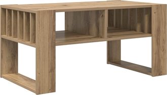 vidaXL Mesa De Caf&eacute; Roble Artisan 92 X 49,5 X 45 Cm Vidaxl