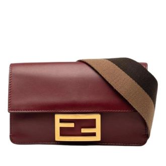 Fendi Pre-owned Cross Body Bags, female, Red, Size: ONE SIZE Pre-owned Crossbody Bag
