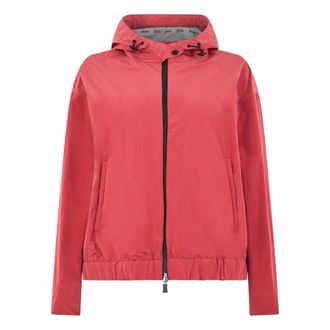 Herno Light Hooded Jacket - female - Herno - Bomber Jackets - Red - XL - Jackets
