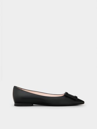 Roger Vivier Gommettine Ballerinas in leather