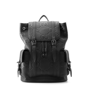 Gucci Black Leather Backpack (Pre-Owned)
