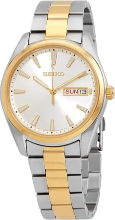 Seiko Neo Classic Quartz Silver Dial Mens Watch SUR446P1