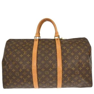 Louis Vuitton Pre-owned Weekend Bags, unisex, Brown, Size: ONE SIZE Pre-owned Weekend Bag