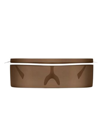 Pierre Cardin Occhiali da sole geometrici Evolution5 - Marrone